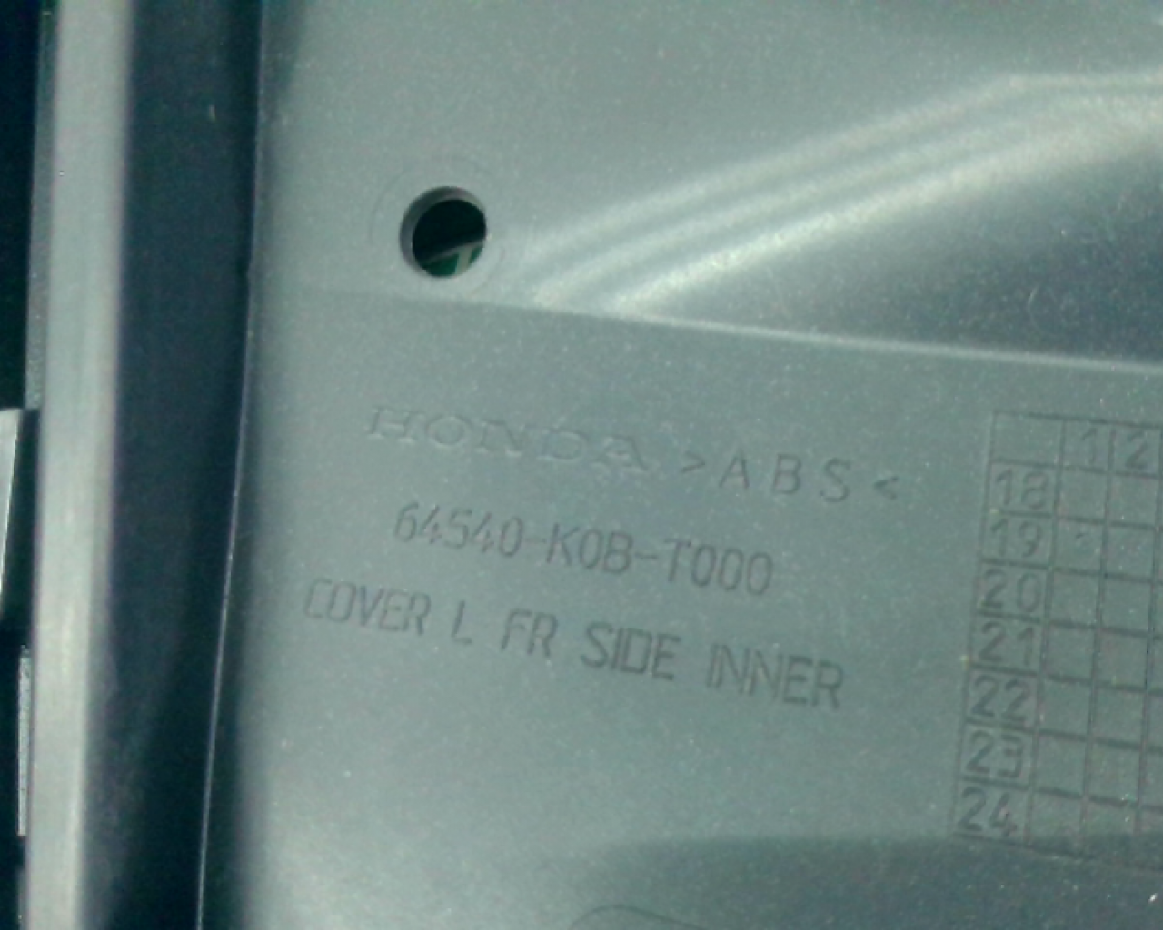 Carcasa delantera izquierda Honda FORZA 125 (2019-2019)