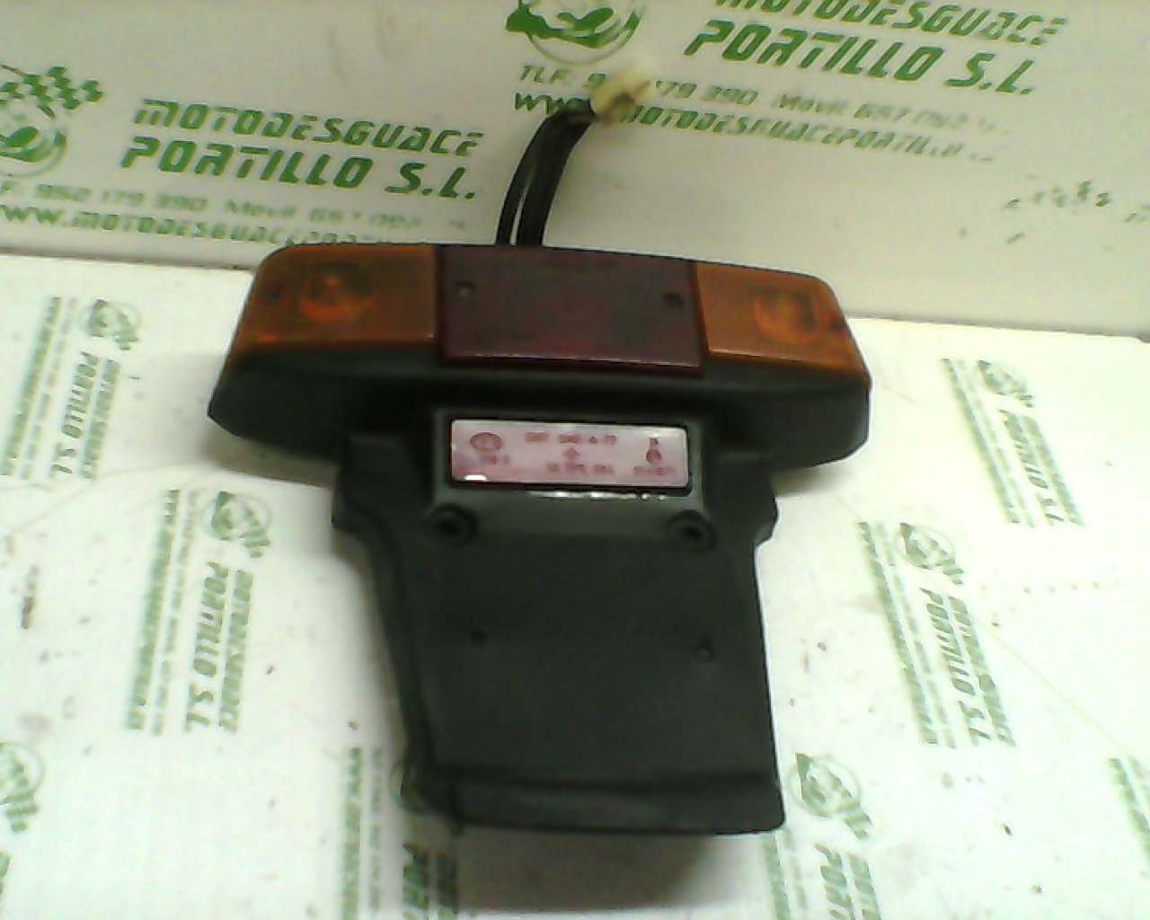 Portamatrícula con piloto  Peugeot ST   50 (1990-1992)